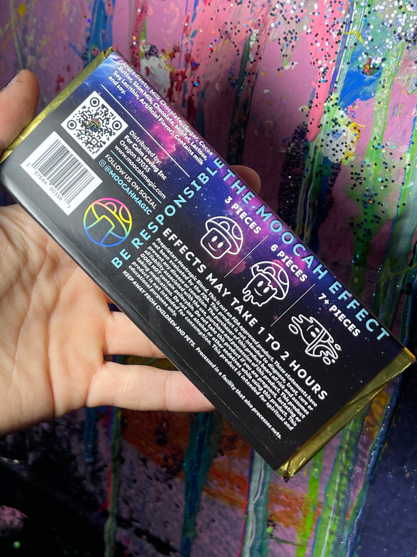 Moocah Microdose Chocolate Bar