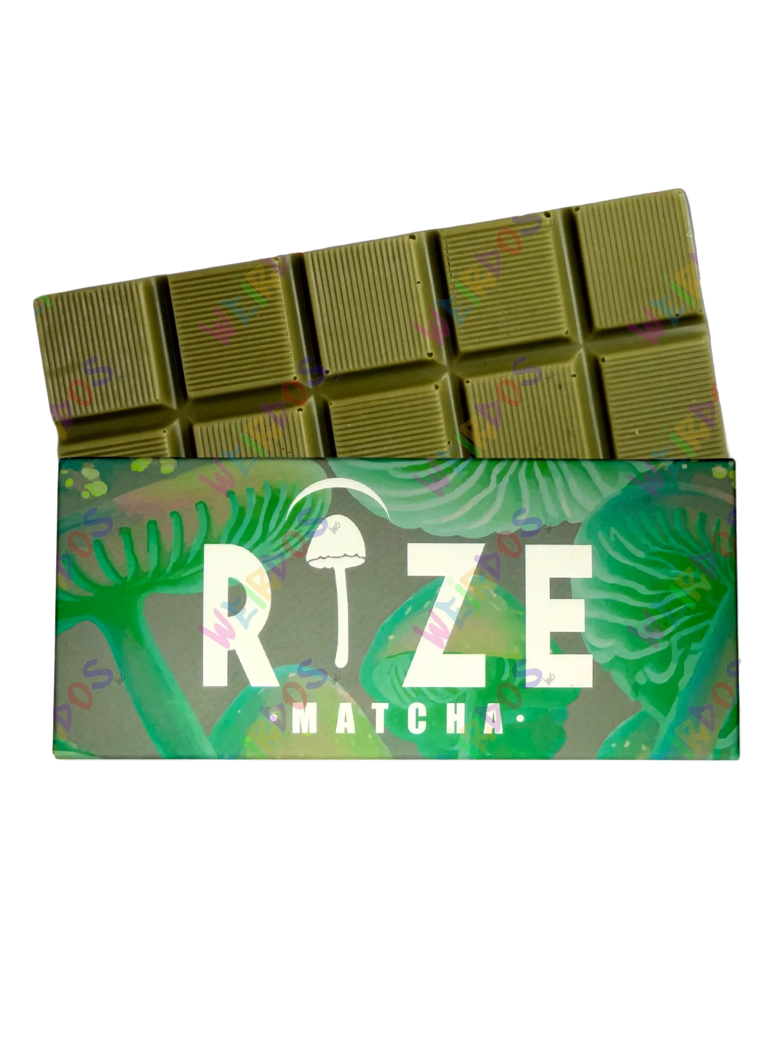 Rize Megadose Chocolate Bar Matcha – Weirdos Inc.
