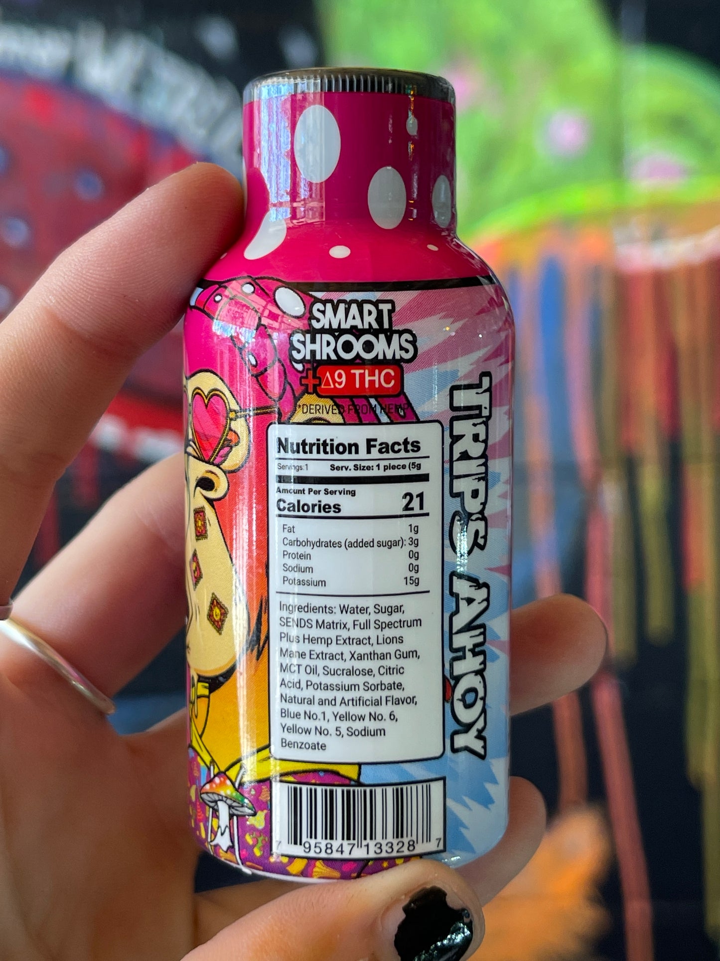 Float Trips Ahoy Mushroom Shot 25mg + D9 THC Weirdos Inc.