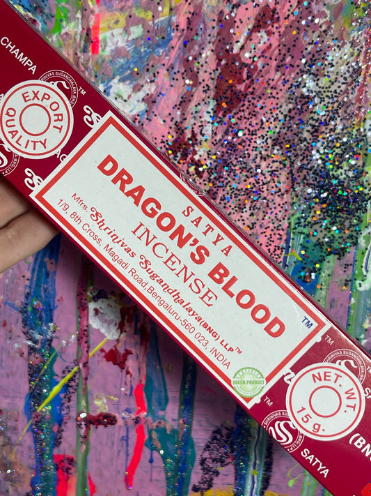 Satya Dragon’s Blood Incense 1pc