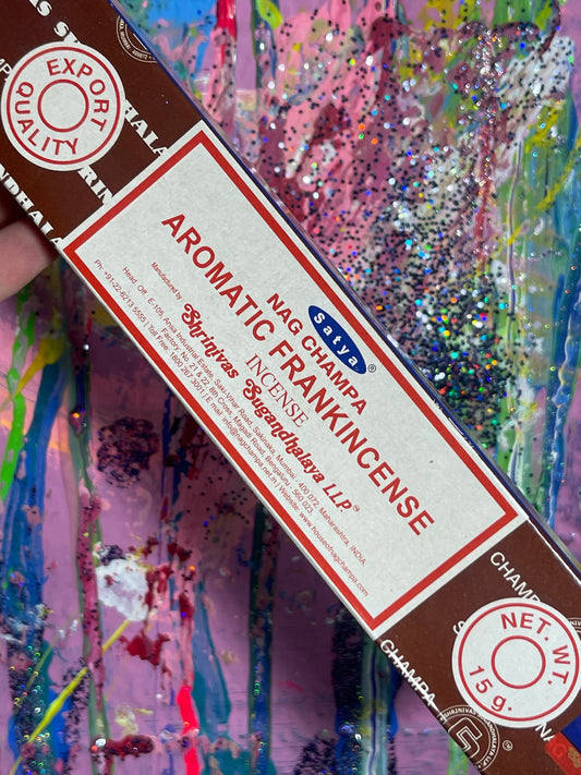 Satya Nag Champa Aromatic Frankincense Incense 1pc