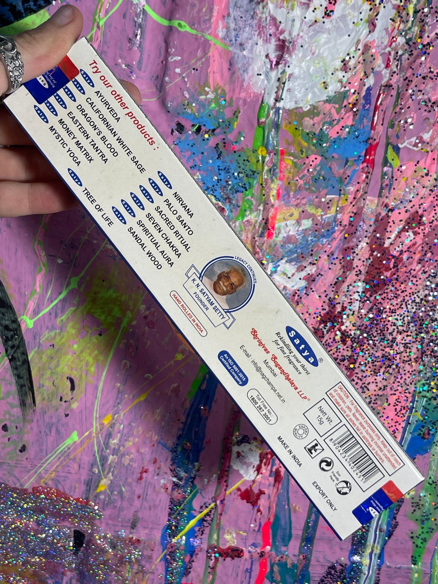 Satya Nag Champa Reiki Power Incense 1pc