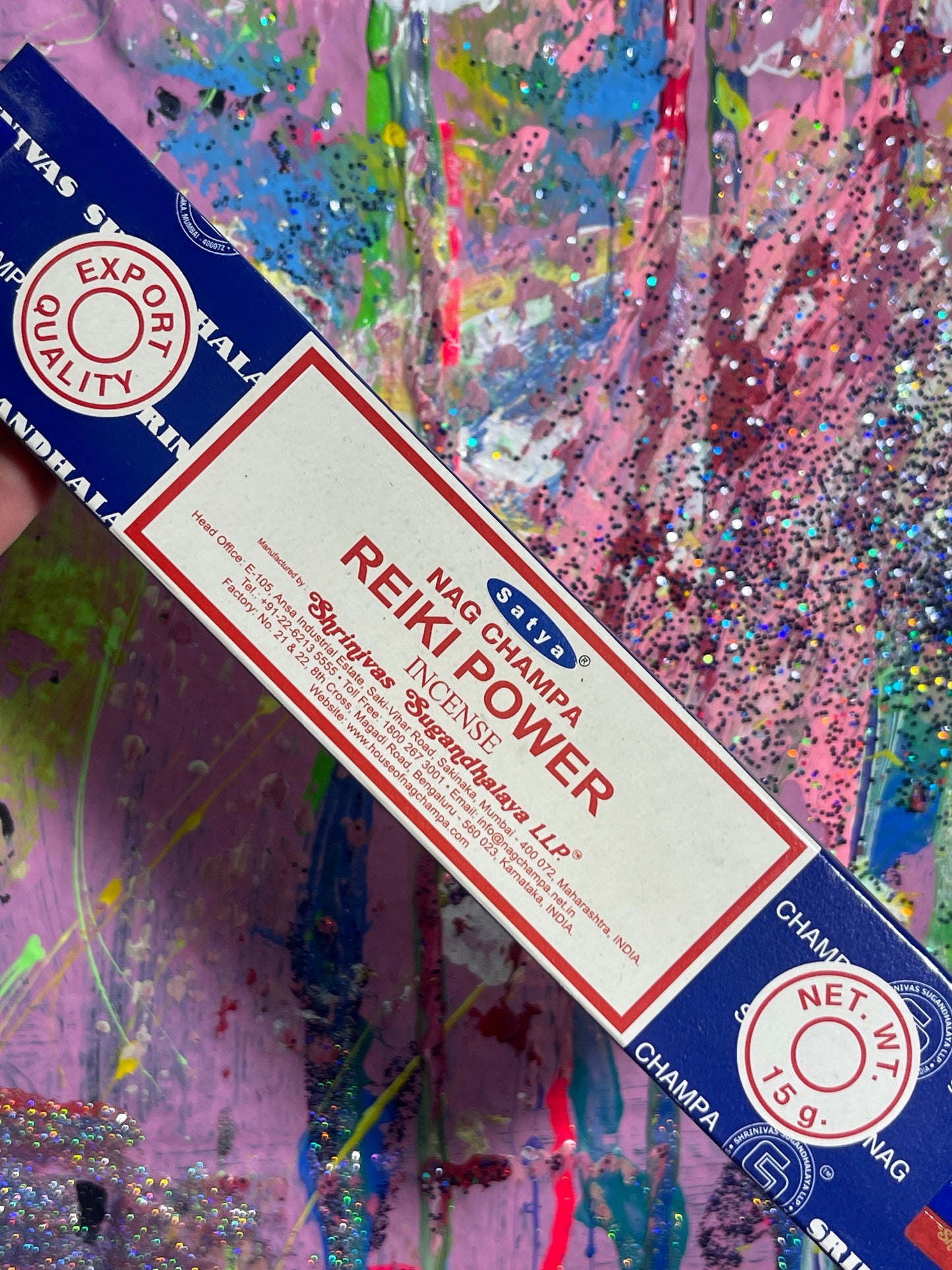 Satya Nag Champa Reiki Power Incense 1pc