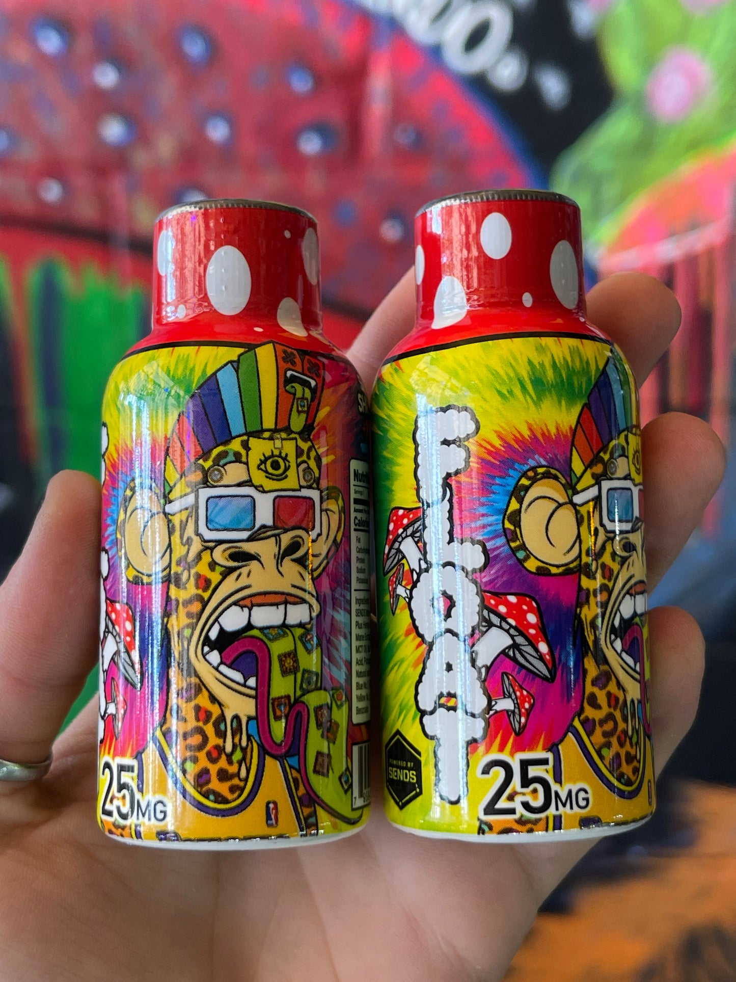 Float Shroomberry Shroom Shot 25mg + D9 THC Weirdos Inc.